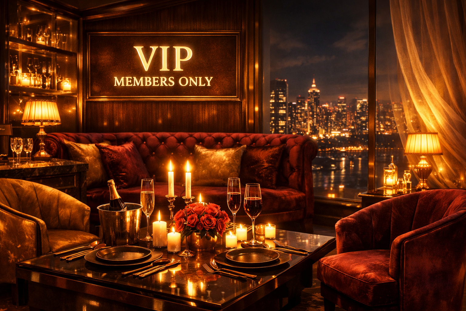 Sugar Daddy / Sugar Mama lifestyle — private VIP suite in-world
