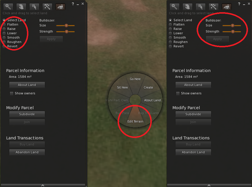 edit land terrain