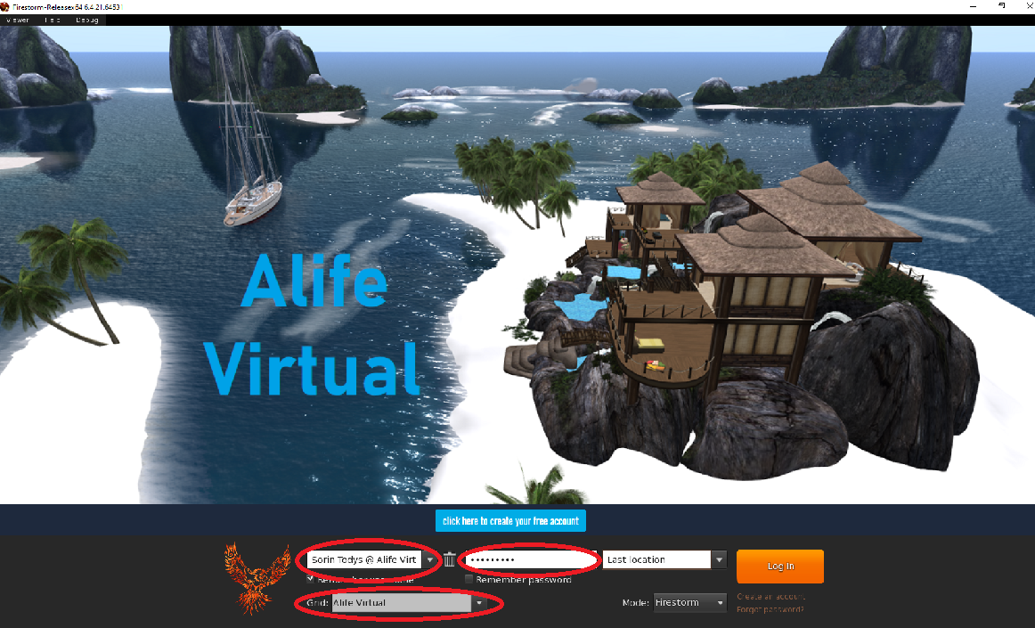 login to alife virtual