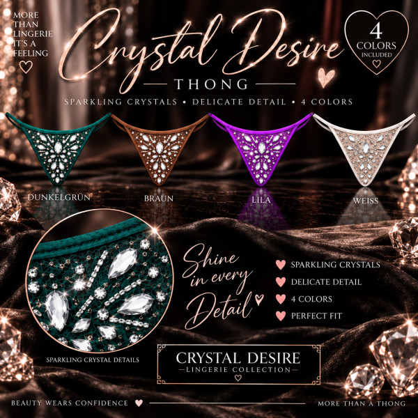 Crystal Desire – Crystal Thong Collection – Maitreya