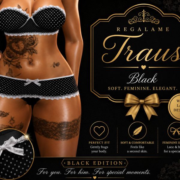 Traus Black Lingerie Set – BOM