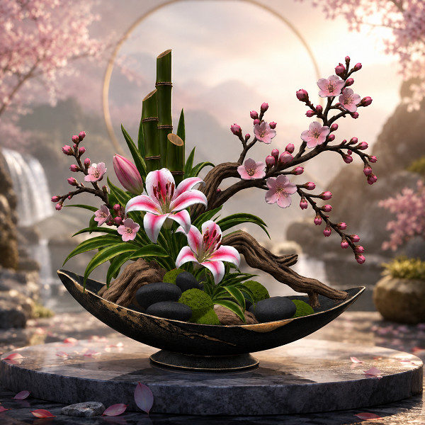 Japanisches Ikebana V1  BOX V1