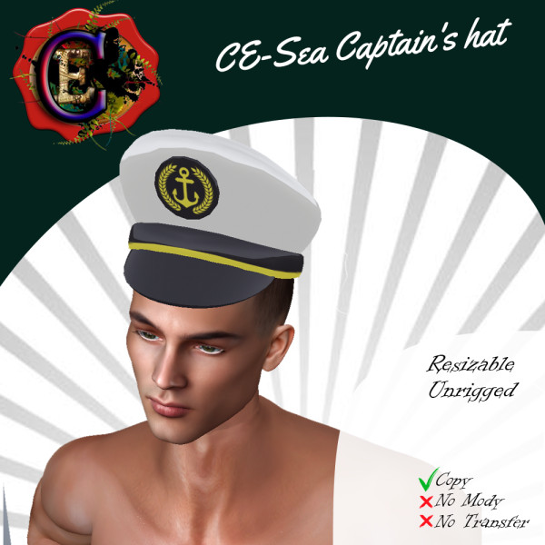 CE-Sea Captain's hat