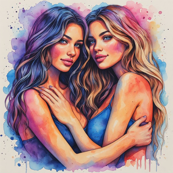 Women paint