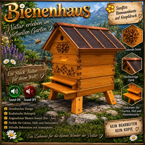 Bienenhaus V3 sound off_on-Versandpaket V1