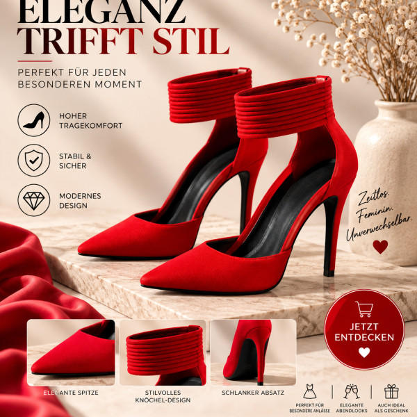 Product Description – Red High Heels