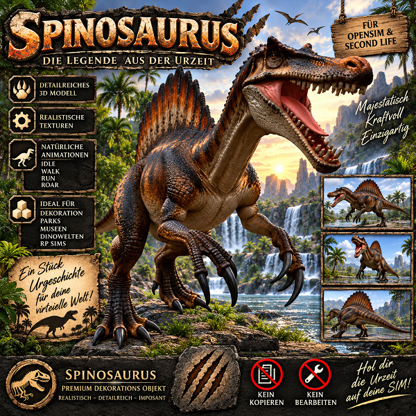 Spinosaurus-Versandpaket V1