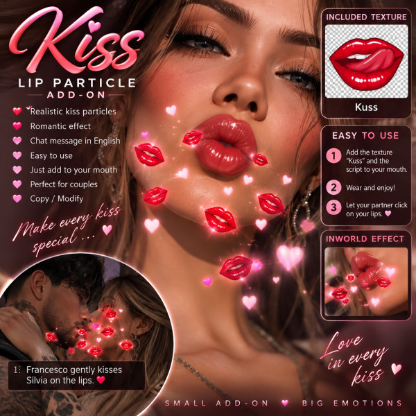 💋 Kiss Lip Particle Add-On 💋