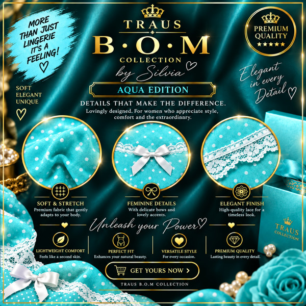 💎 TRAUS by Yellow – B·O·M Collection | AQUA Edition