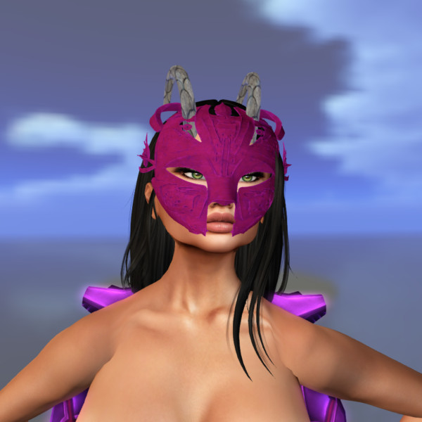 Metal Demon Face Mask