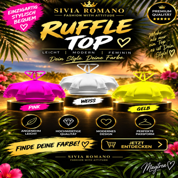 💖 MAYTREA – RUFFLE TOP | PACK 4 💖