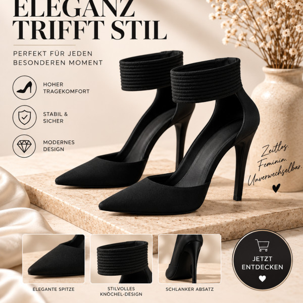Product Description – Black High Heels