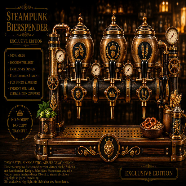 Steampunk Bier-Spender-Versandpaket V1