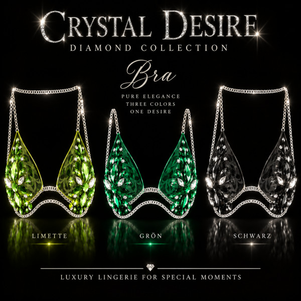BH Set  4 Diamant  Gelb,Guen,Black