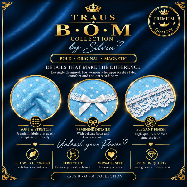 💙 TRAUS B·O·M Collection by Silvia – Blue Edition
