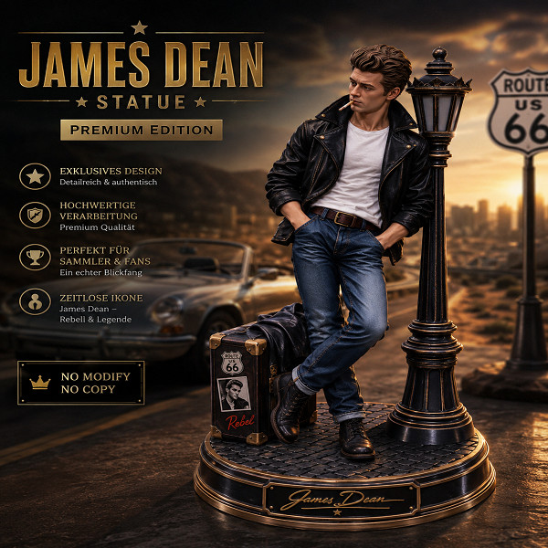 James Dean Sammlerstatue-Versandpaket V1