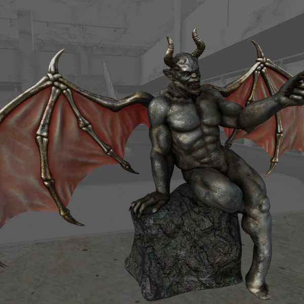 Demon in Love statue