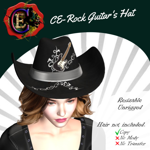 CE-Rock Guitar's Hat
