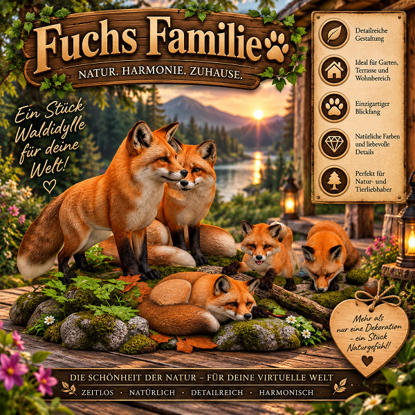 Fuchsfamilie-Versandpaket V1