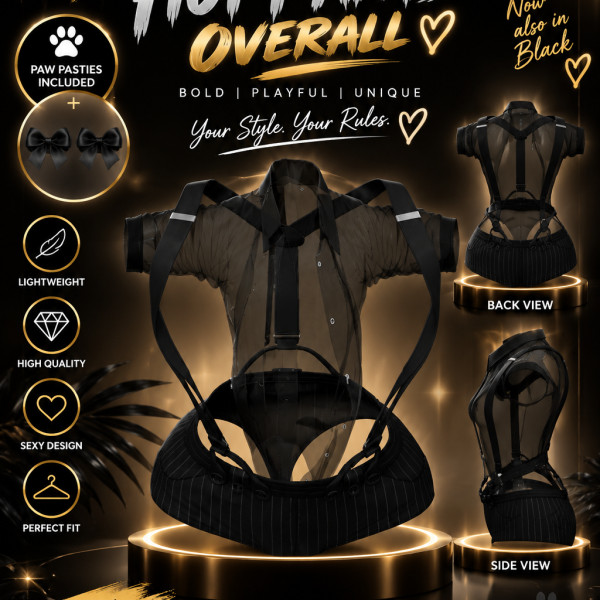 🖤 MAYTREA – HOT PANTS OVERALL | BLACK EDITION 🖤