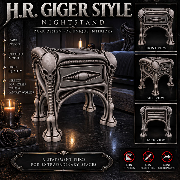 HR Giger Nachttisch-Versandpaket V1