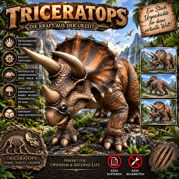 Triceratops-Versandpaket V1