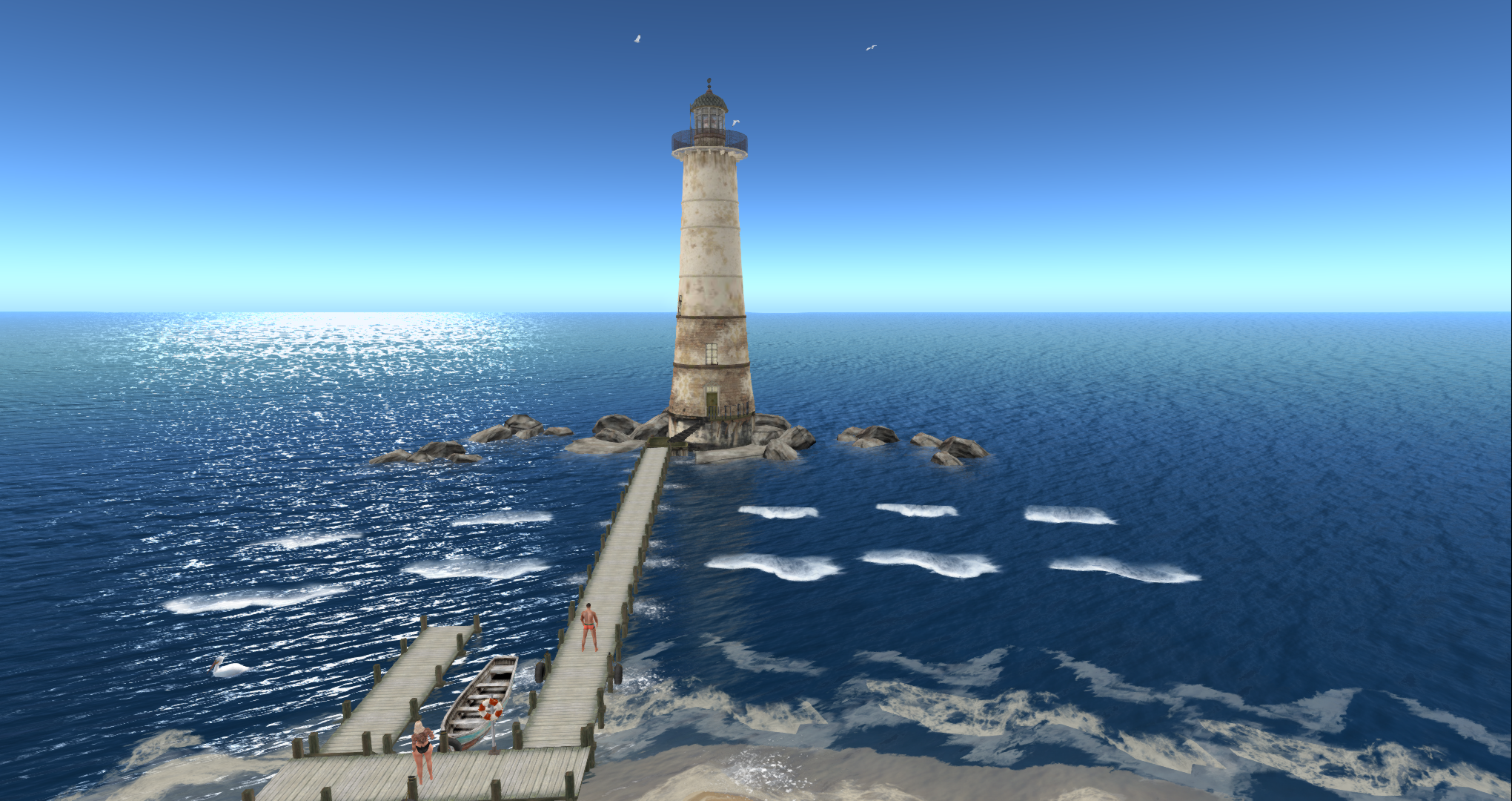 Beautiful Island Scene 1 | Alife Virtual World