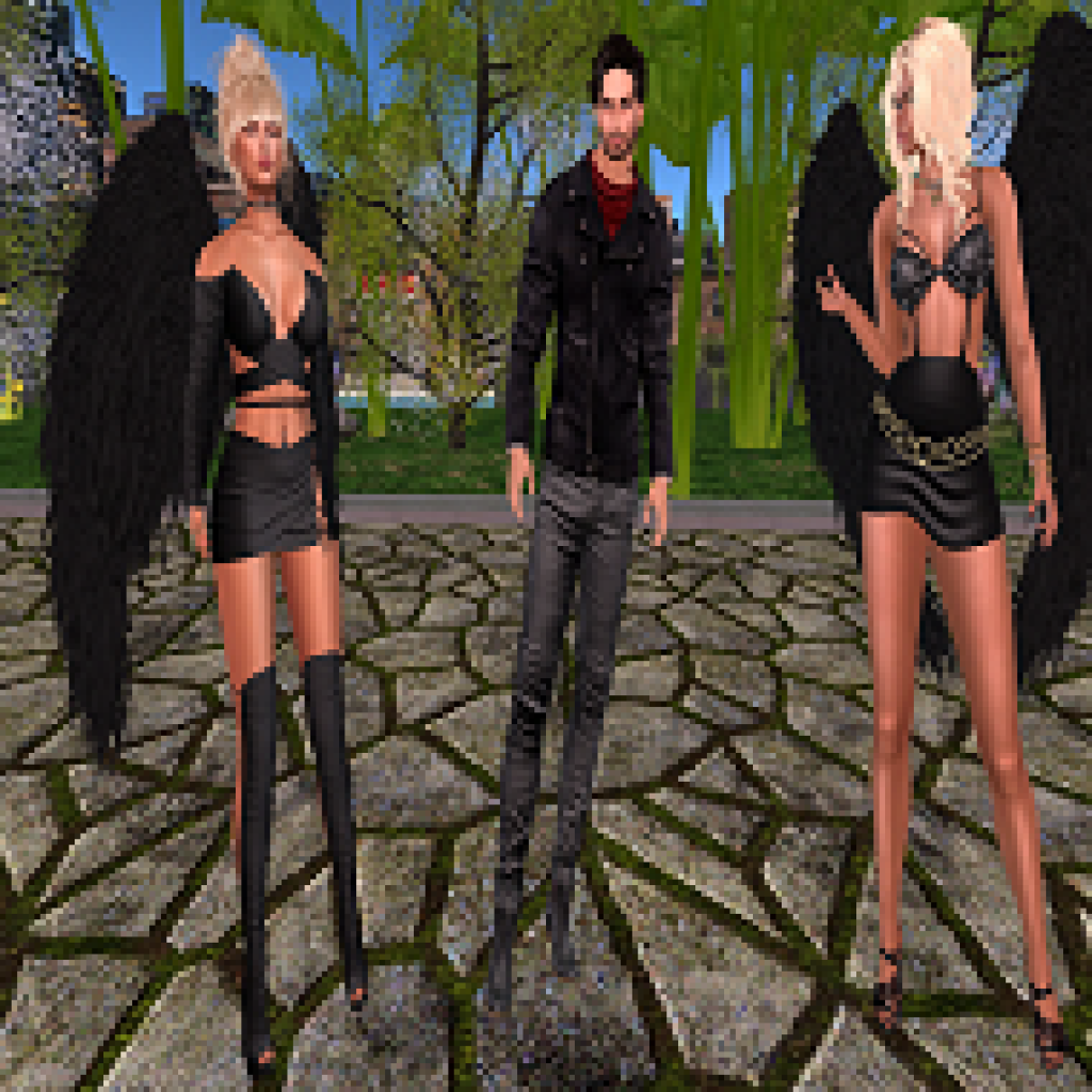 Gothic angel dark fashion