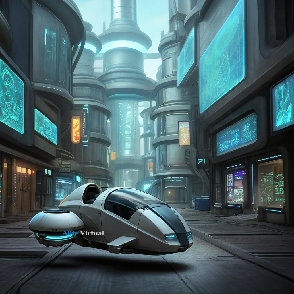 Futuristic Virtual World