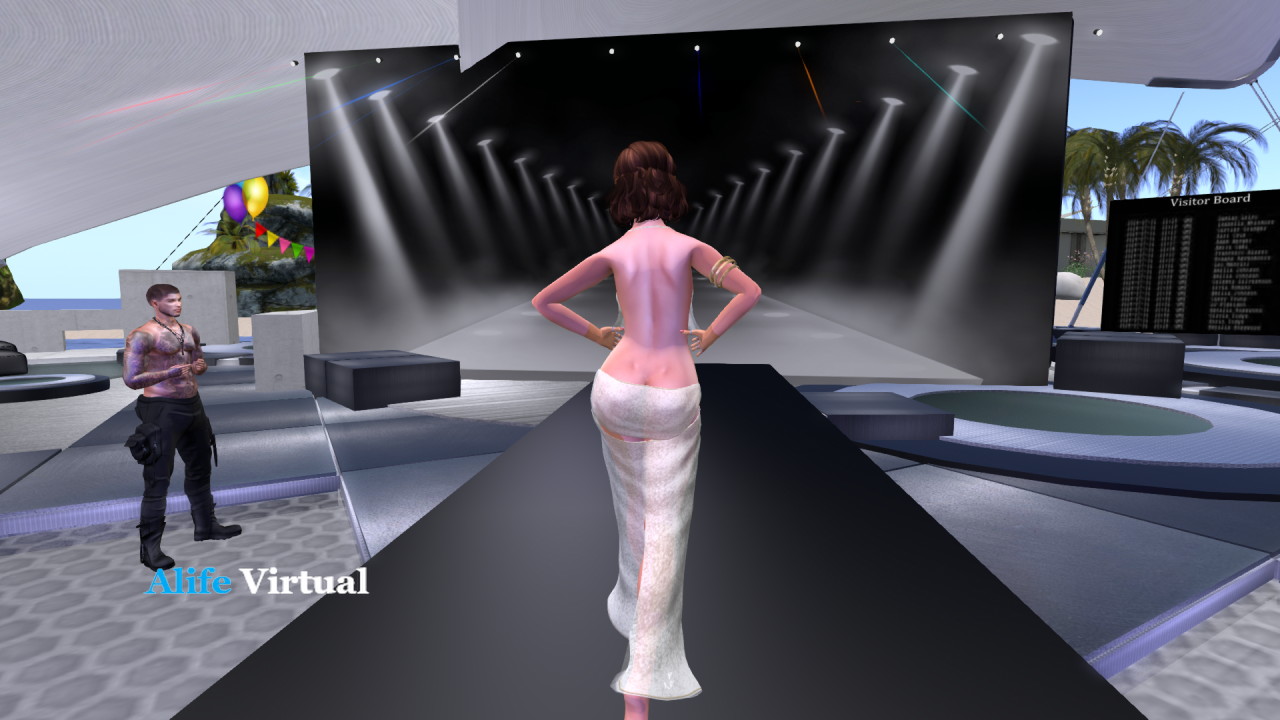 Fashion runway show in Alife Virtual