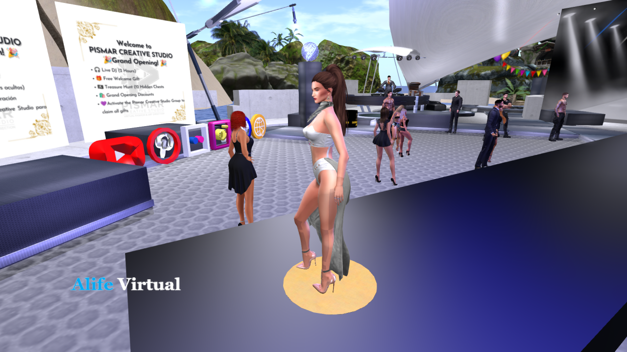 Fashion runway show in Alife Virtual