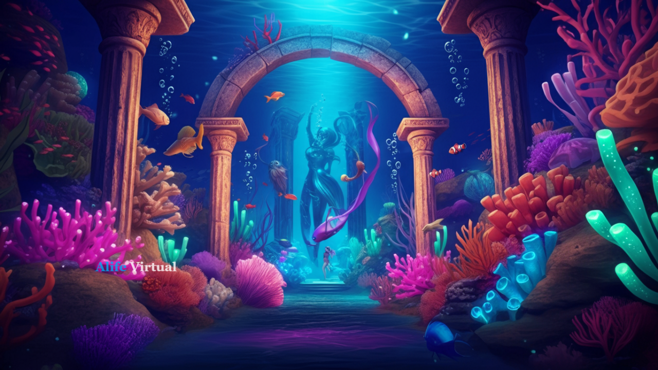 Fantasy underwater world