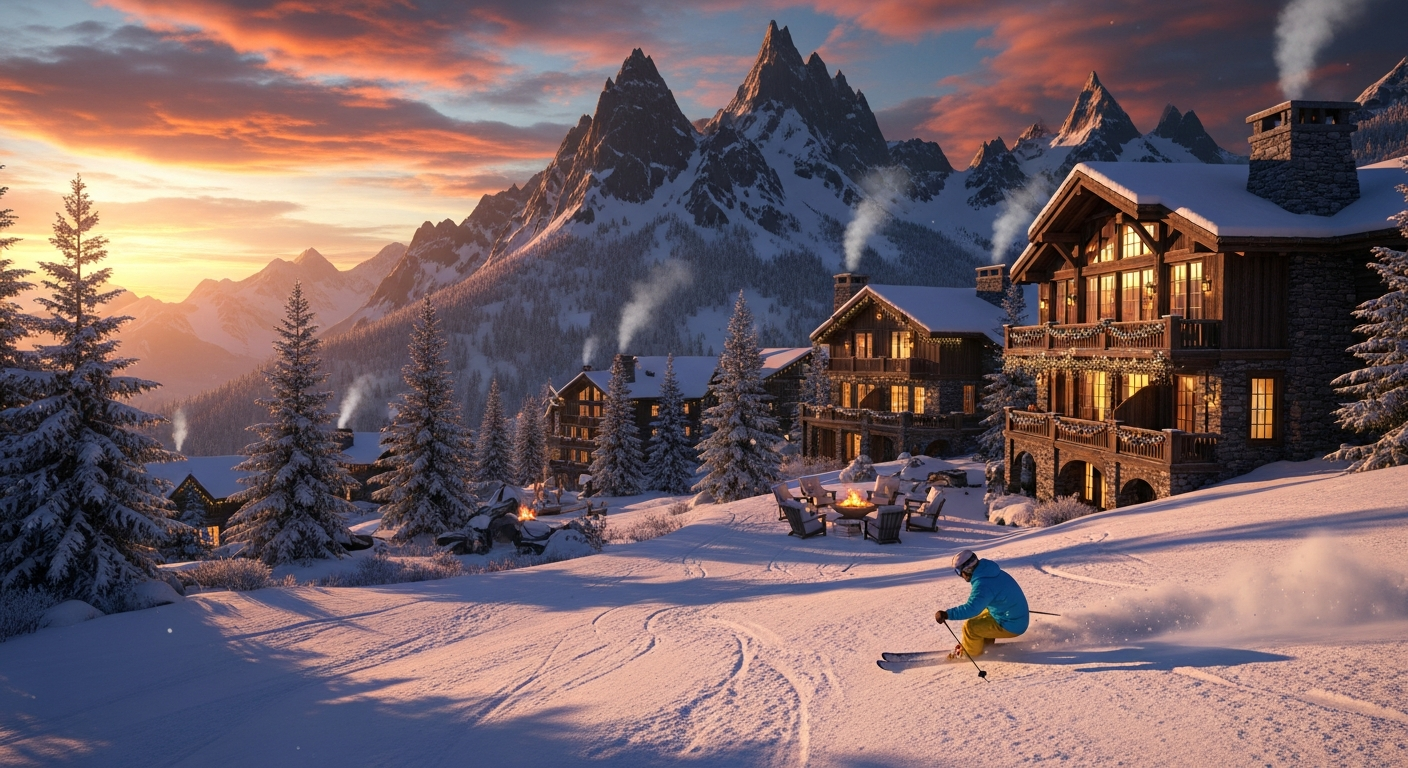 Snow Mountain Ski Resort in Alife Virtual