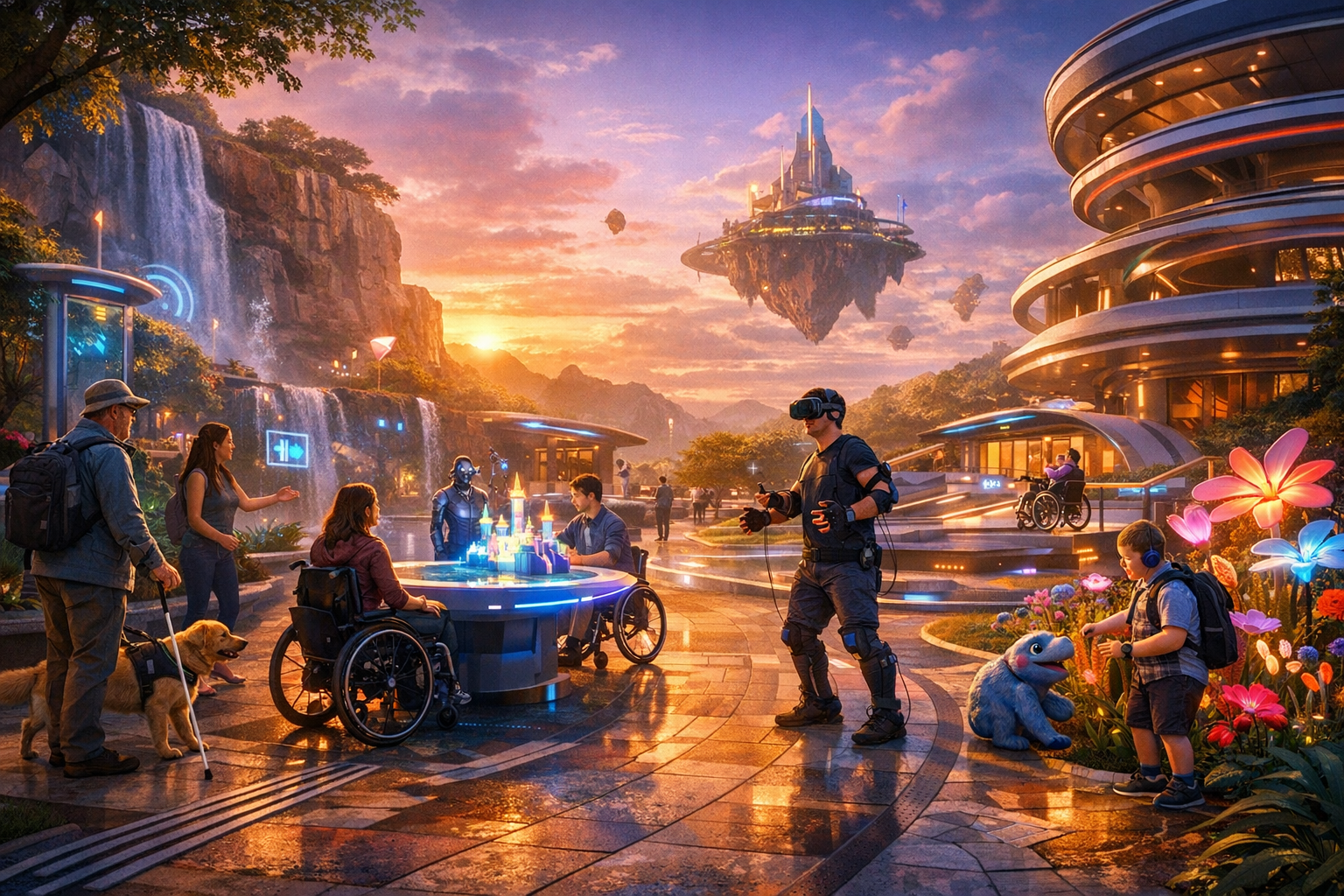 Building Accessible Virtual Spaces for Everyone in Alife Virtual