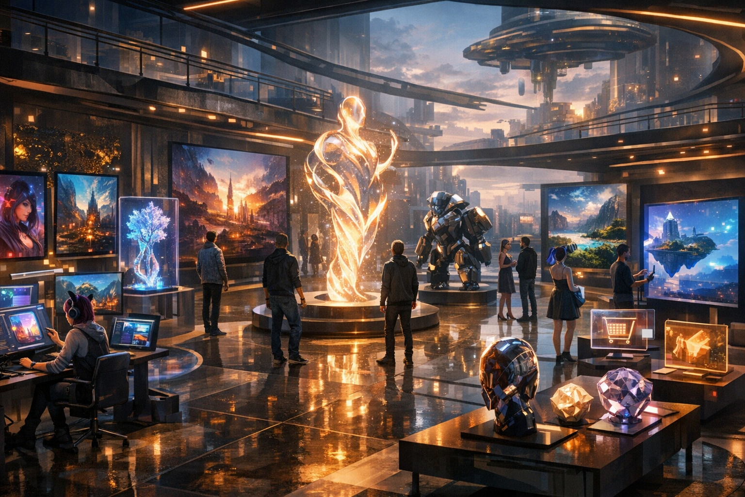 Virtual Art: The Booming Market for Digital Creations in the Metaverse in Alife Virtual