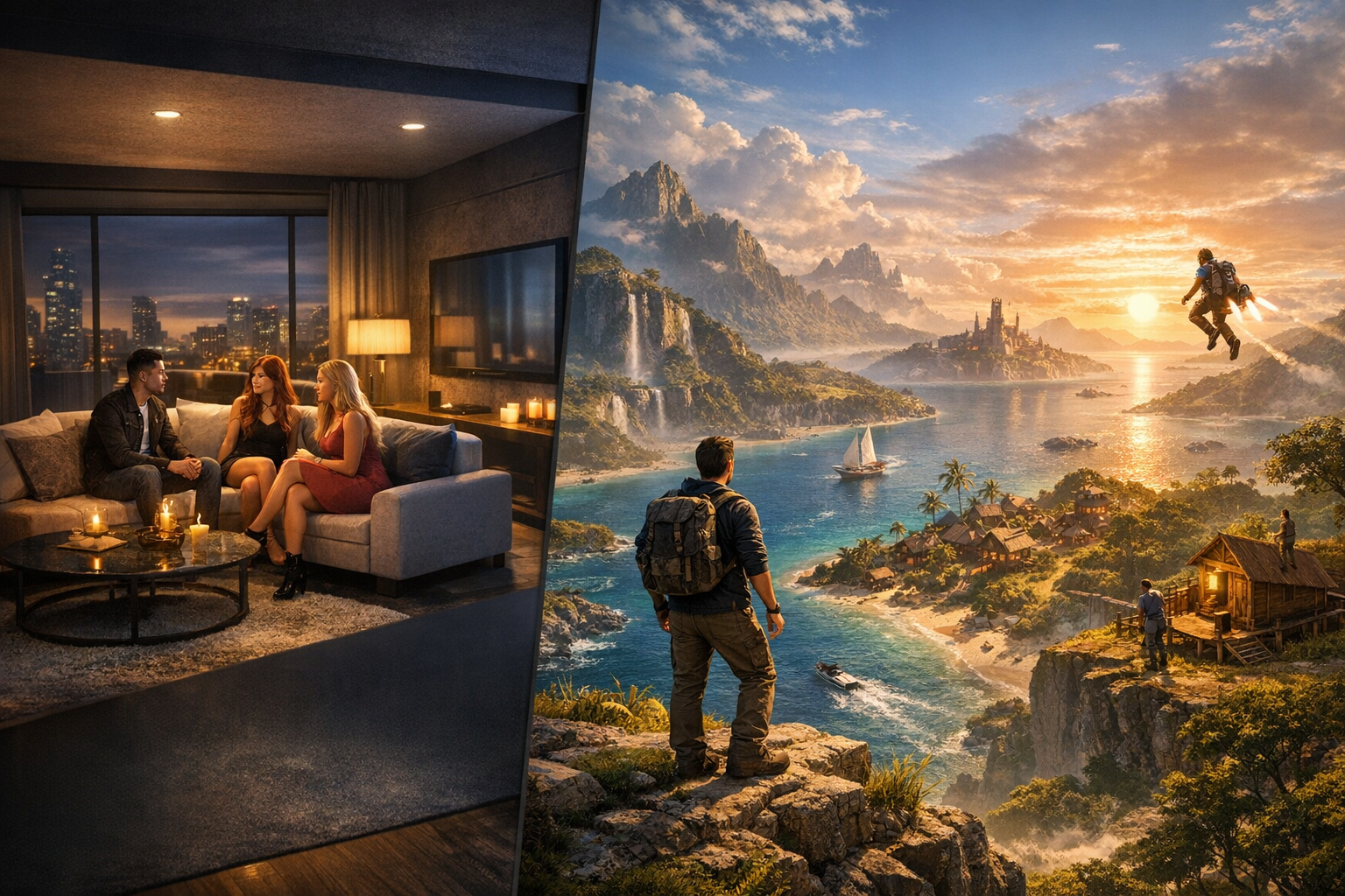 Beyond IMVU Chat Rooms: Virtual Worlds with Real 3D Land in Alife Virtual