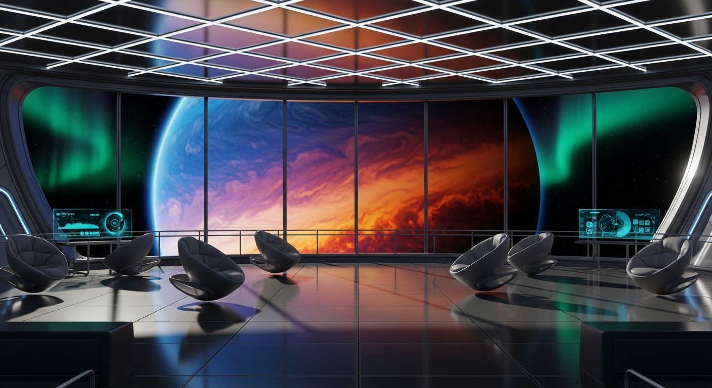 Space Station Observation Deck in Alife Virtual