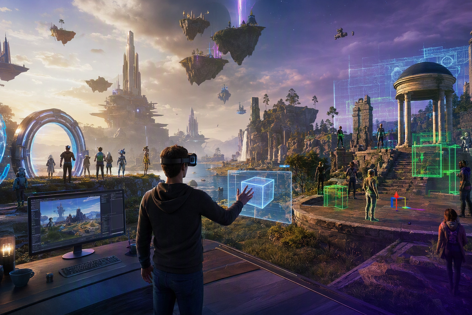 VRChat World Building vs OpenSim Building: The Creator Comparison in Alife Virtual