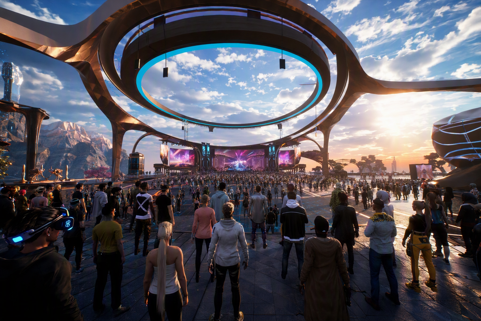 Virtual Reality Events: Concerts, Conferences, and Classes Online in Alife Virtual