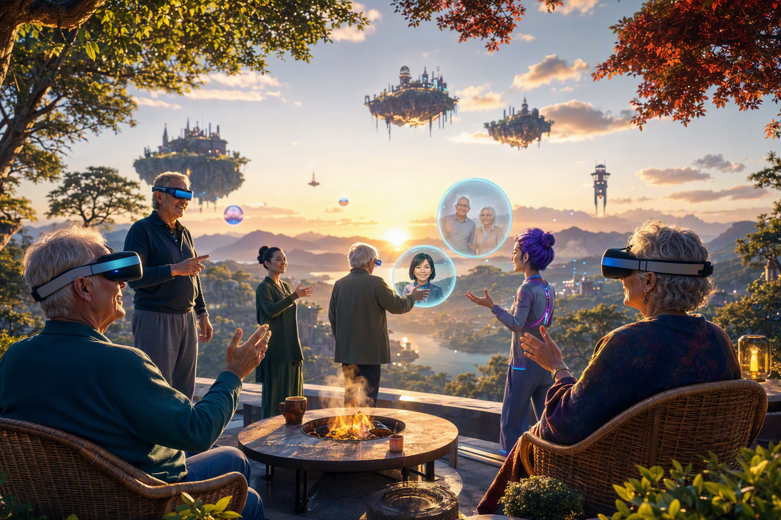 Virtual World for Seniors: Staying Connected in 3D Online Spaces in Alife Virtual