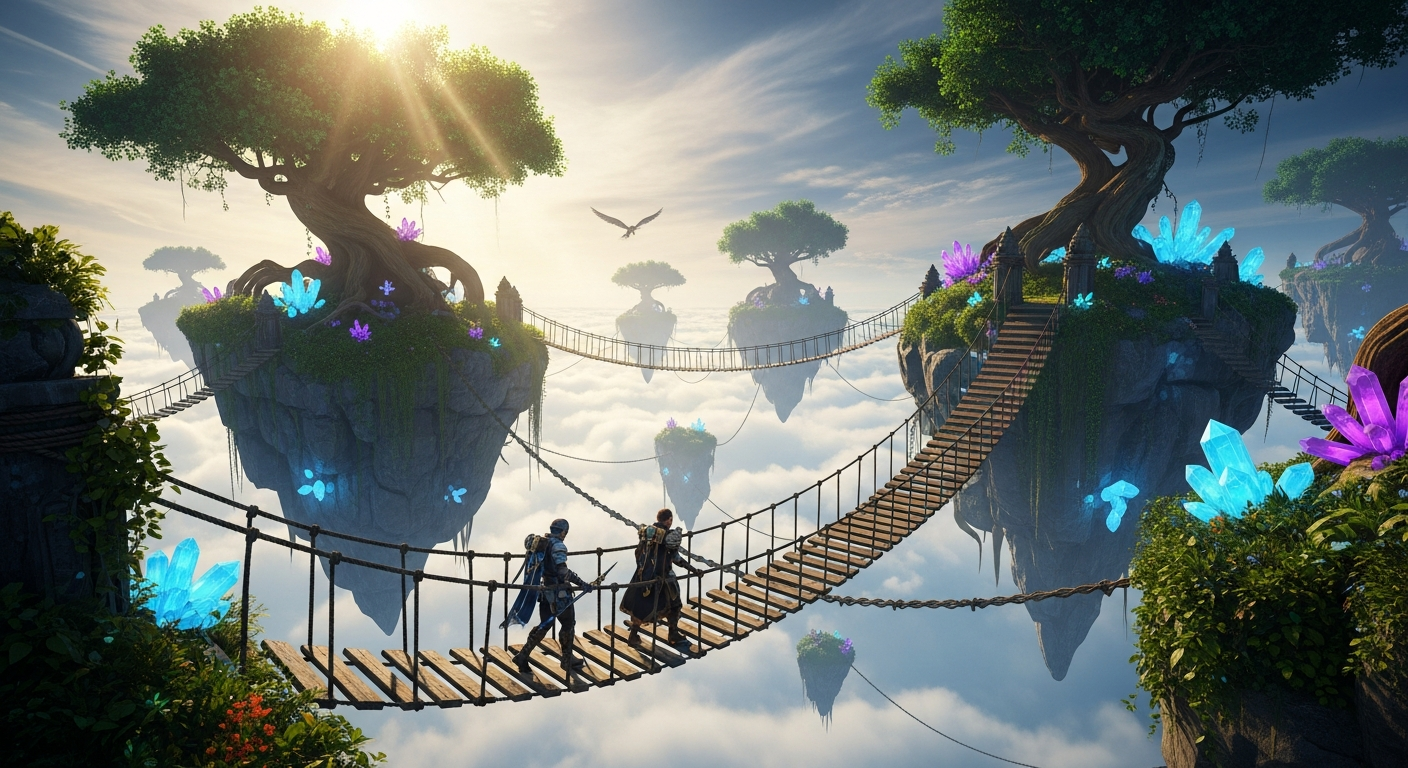 Floating Sky Islands in Alife Virtual