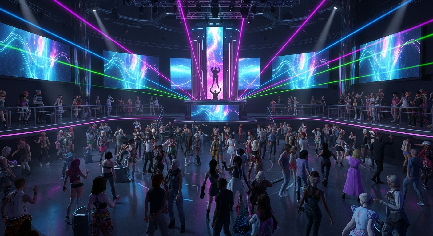 Epic Nightclub Dance Party in Alife Virtual