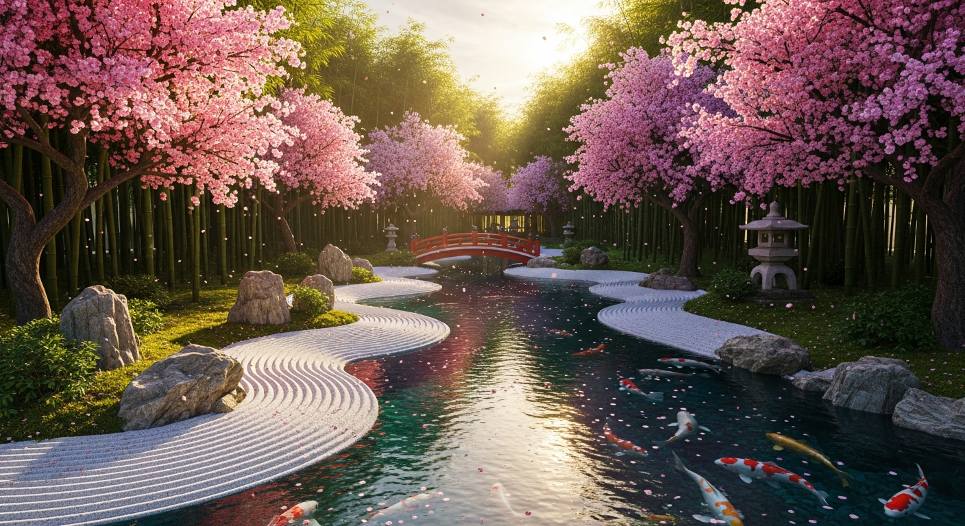 Zen Meditation Garden in Alife Virtual
