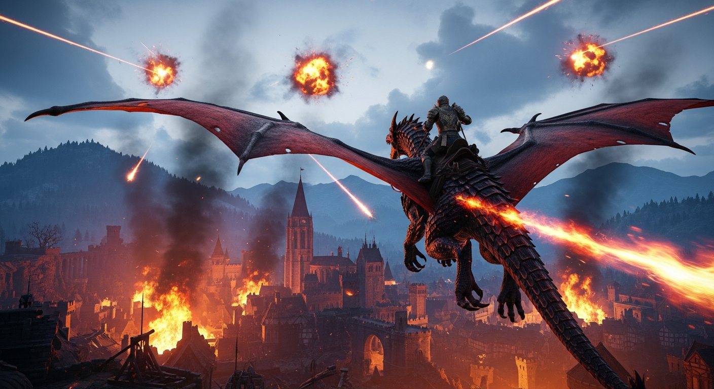 Dragon Rider Battle Realm in Alife Virtual