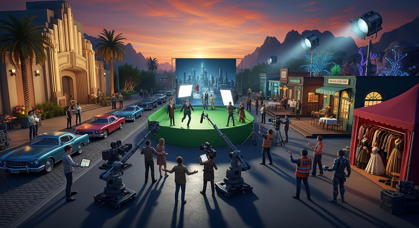 Hollywood Film Studio Tour in Alife Virtual