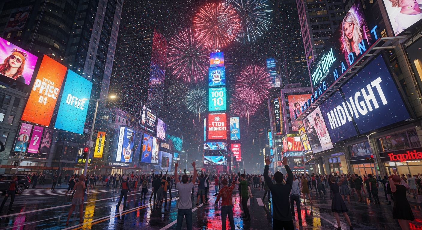 Virtual New Year Countdown in Alife Virtual