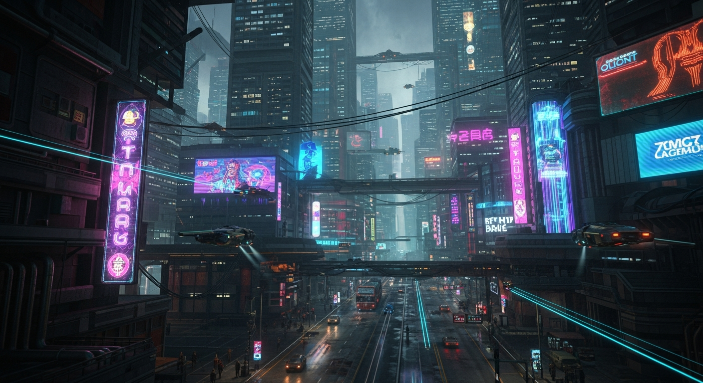 Cyberpunk Aesthetics: Designing Neon-Drenched Cities in Alife Virtual