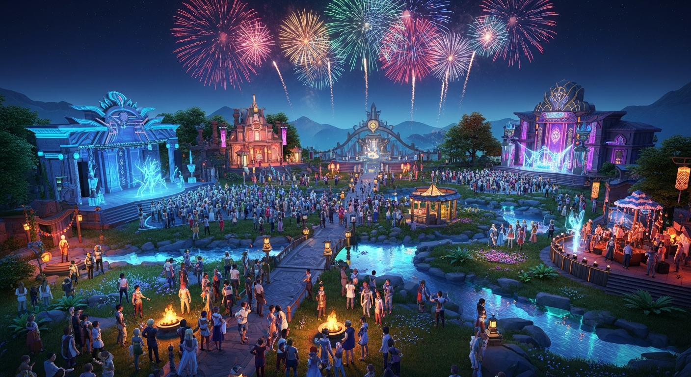 Community Festival Celebration in Alife Virtual