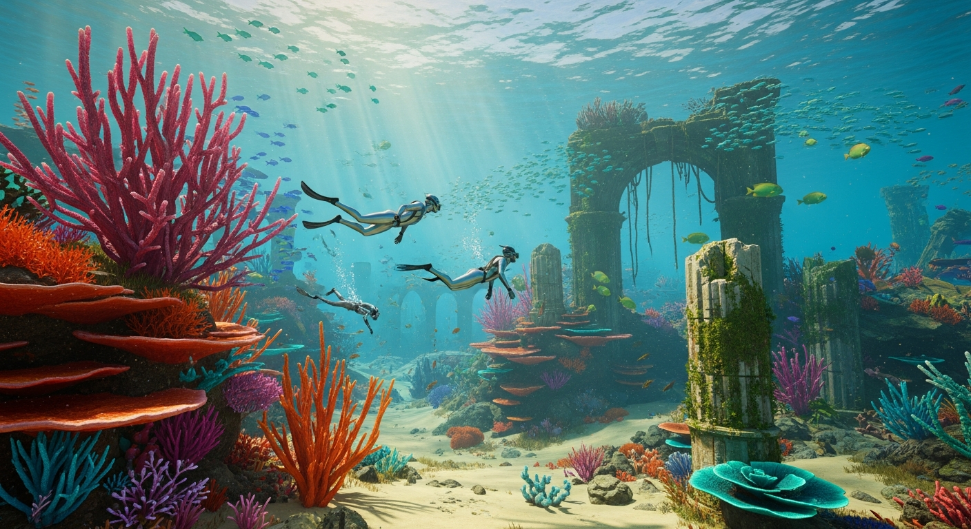Underwater Coral Kingdom in Alife Virtual
