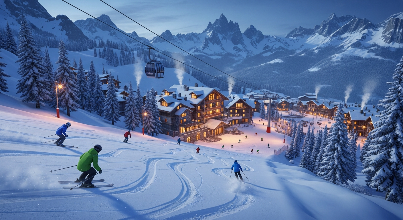 Snow Mountain Ski Resort in Alife Virtual